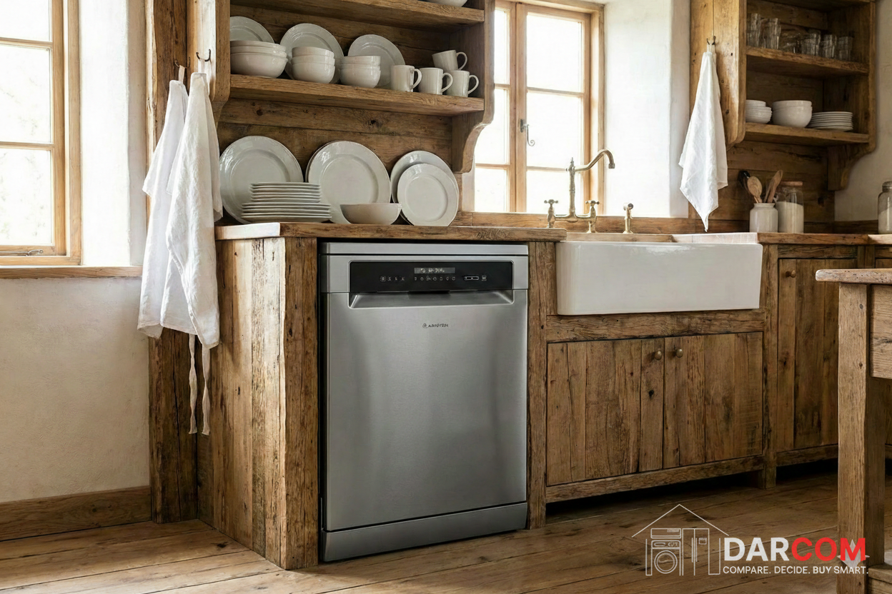 Ariston LFP 5P31 WLTX Dishwasher - Silver