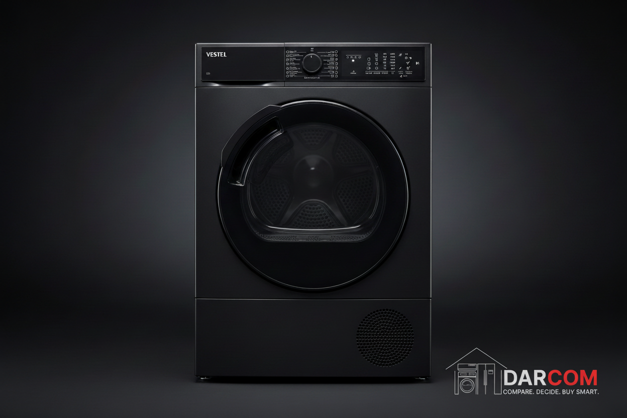Vestel TDH68GT3DX 8KG Heat Pump Dryer - A+++ Silent Operation
