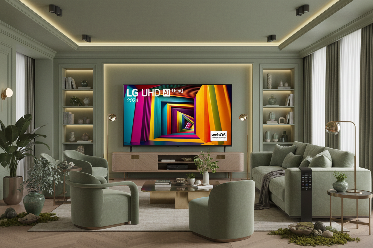 LG 86UT80006LB 86" 4K UHD Smart TV with webOS 24 - Premium Living Room Centerpiece