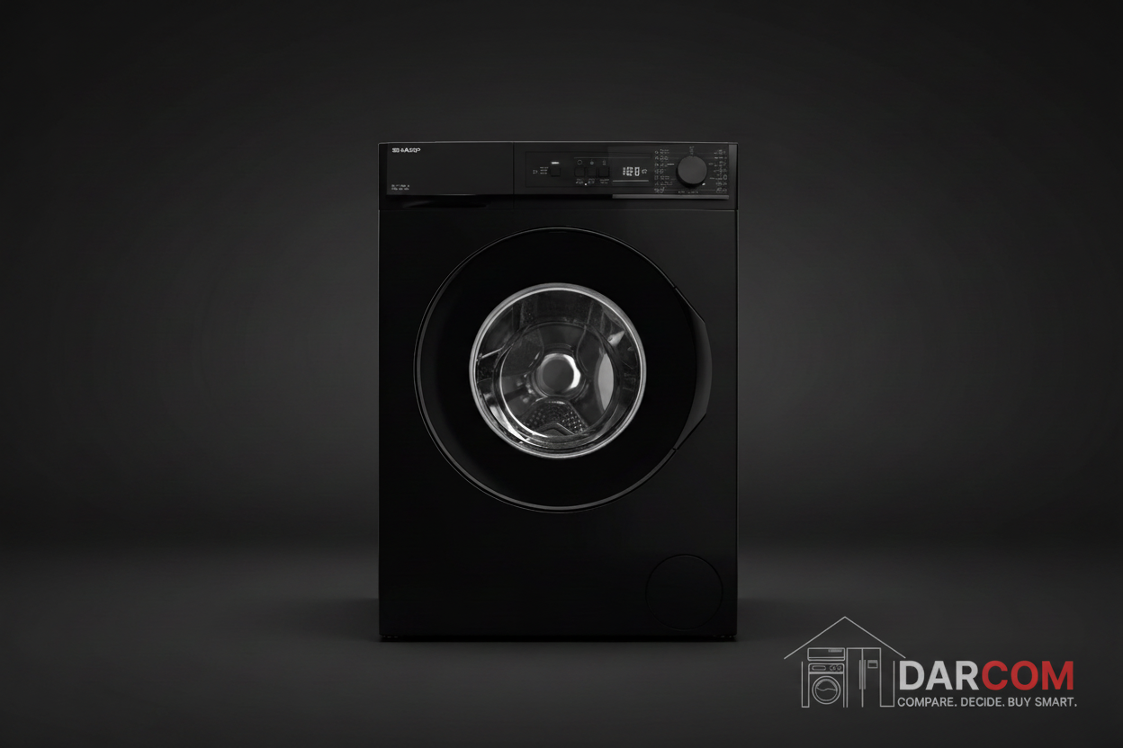 Sharp ES-FE710DZL-B Front Load Washing Machine - 7 kg Black