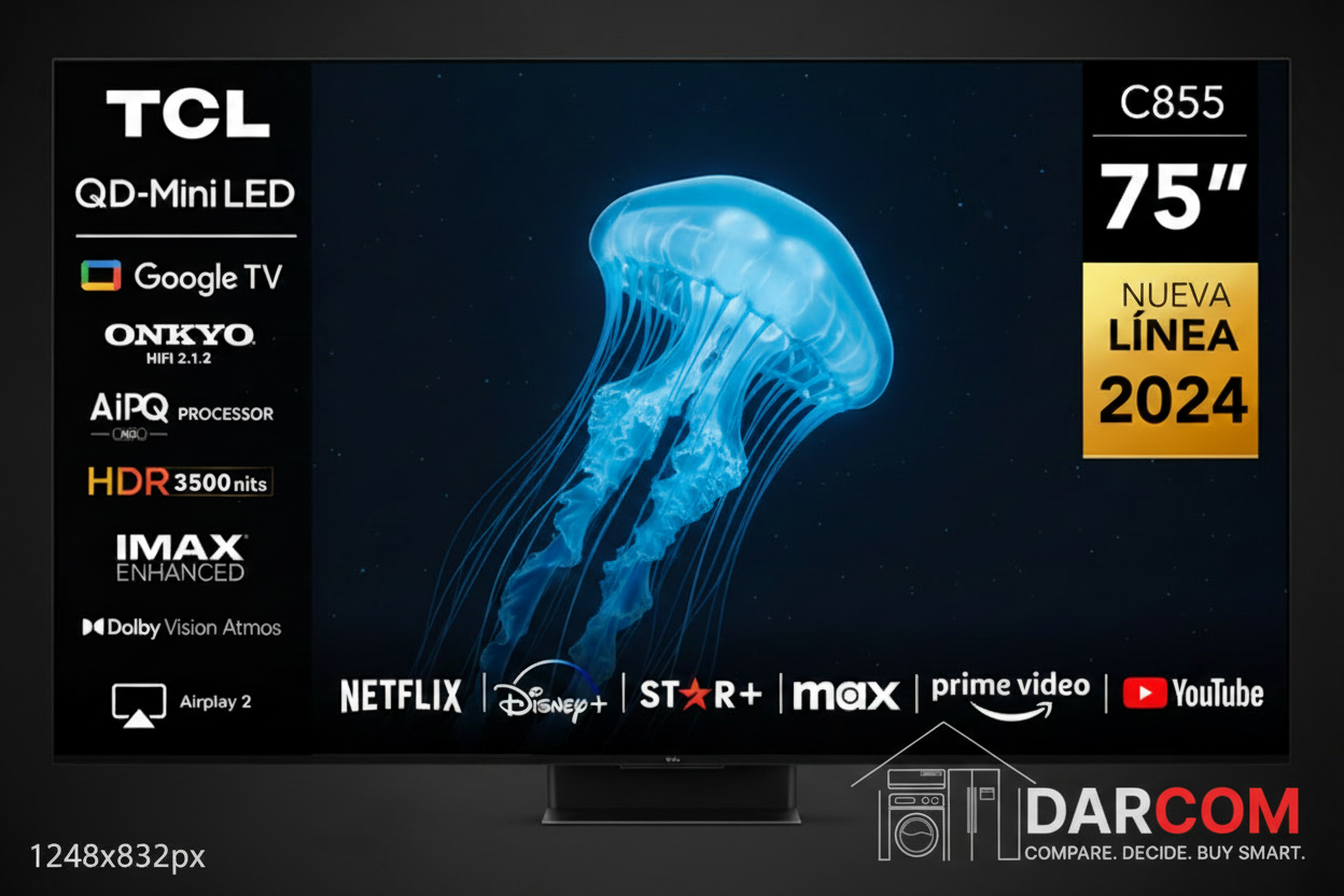 TCL 75C855 75" QD-Mini LED Smart TV