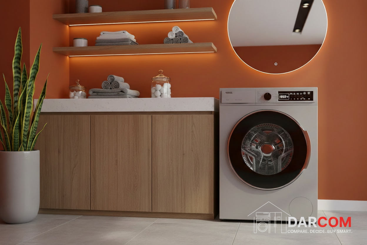Vestel W712T2TDSS 7KG Front Load Washing Machine - Inverter Steam