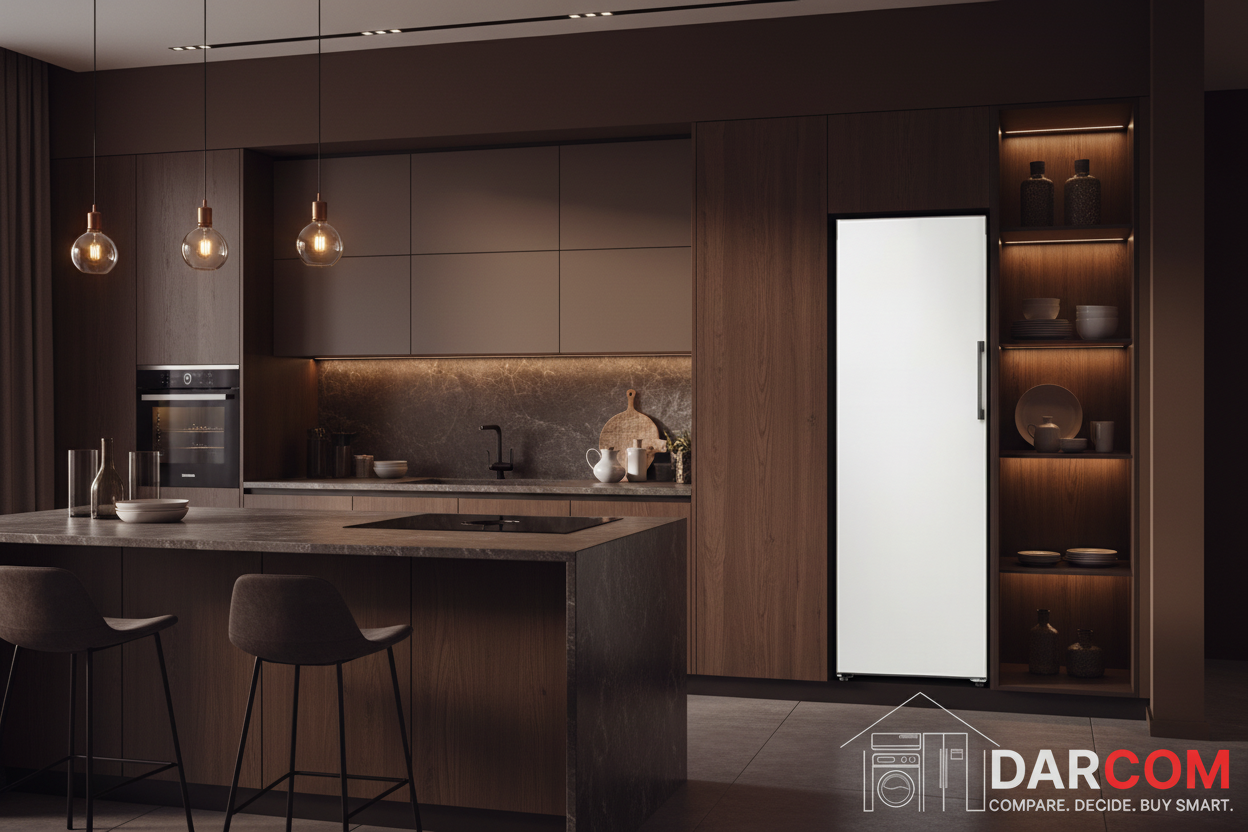 Samsung RZ32A74A5AP/LV Bespoke Upright Freezer 315L - Customizable Panels | Product Information
