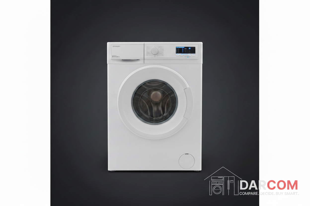 Sharp ES-FE810DZL-W Front Load Washing Machine - 8 kg White