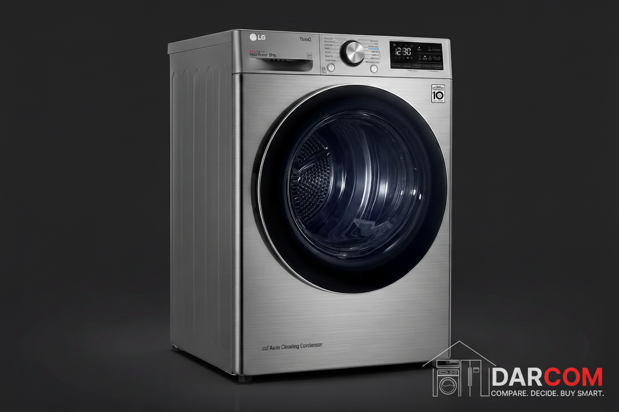 LG RH1077SVK Heat Pump Dryer 9.0 KG - Silver