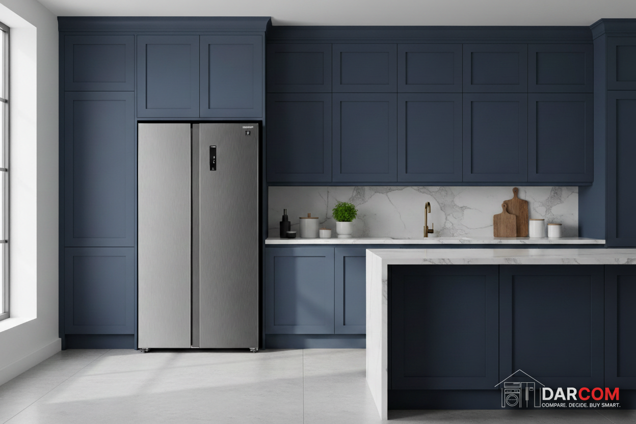 Sharp SJ-X815P-HS3 Side-by-Side 724L - Titanium Silver