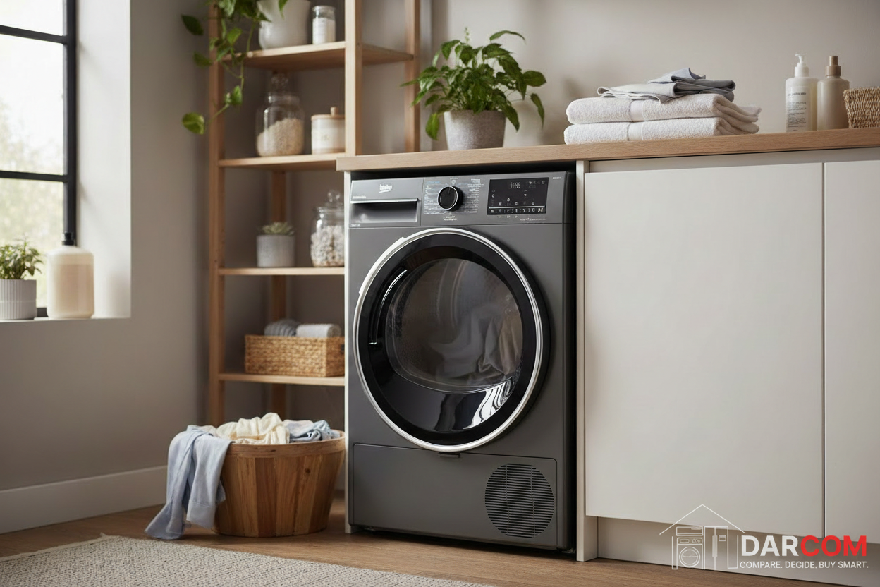 Beko Heat Pump Dryer 8.0 KG - Manhattan Grey | B5T68254MG