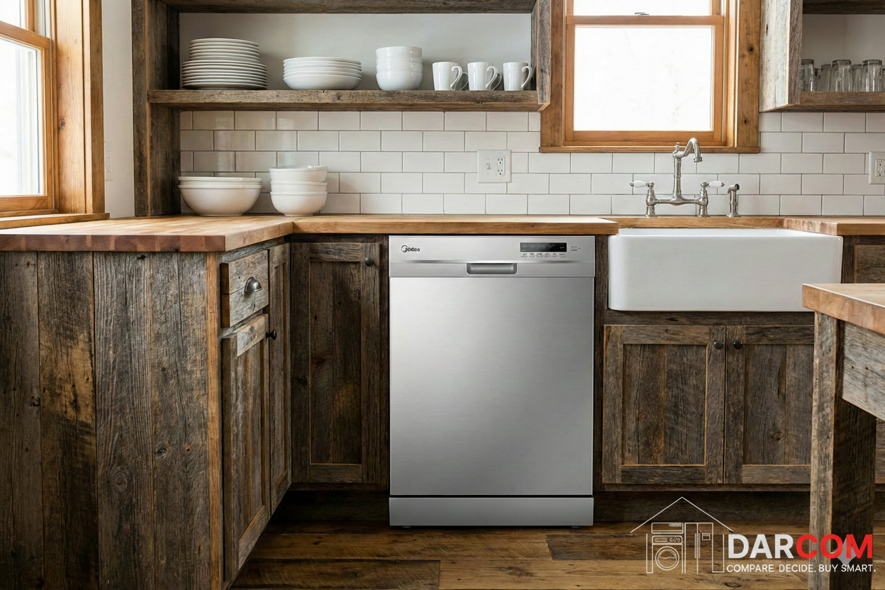 Midea WQP14-W7633C(S) Dishwasher 14 Place Settings