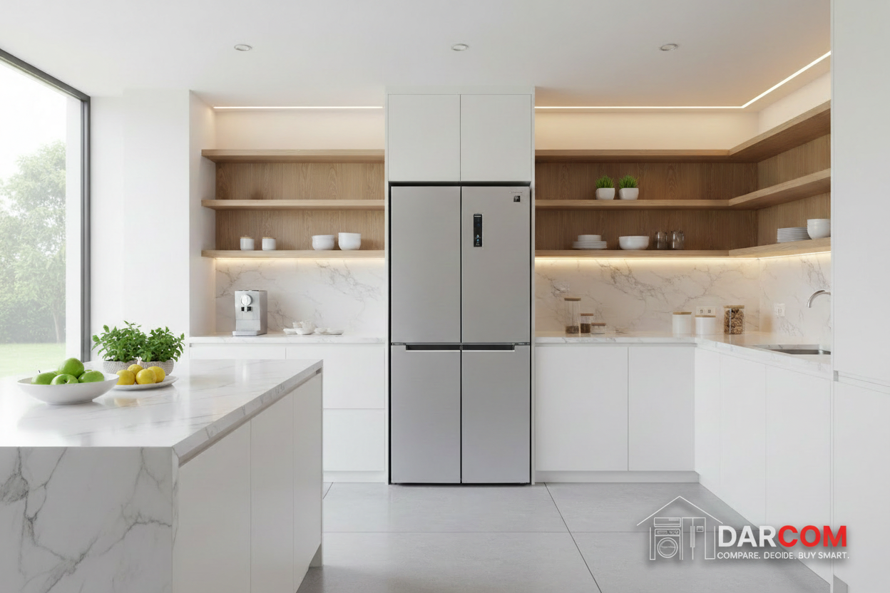 Sharp SJ-FH560-HS3 Side-by-Side French Door 560L - Silver (Inox)