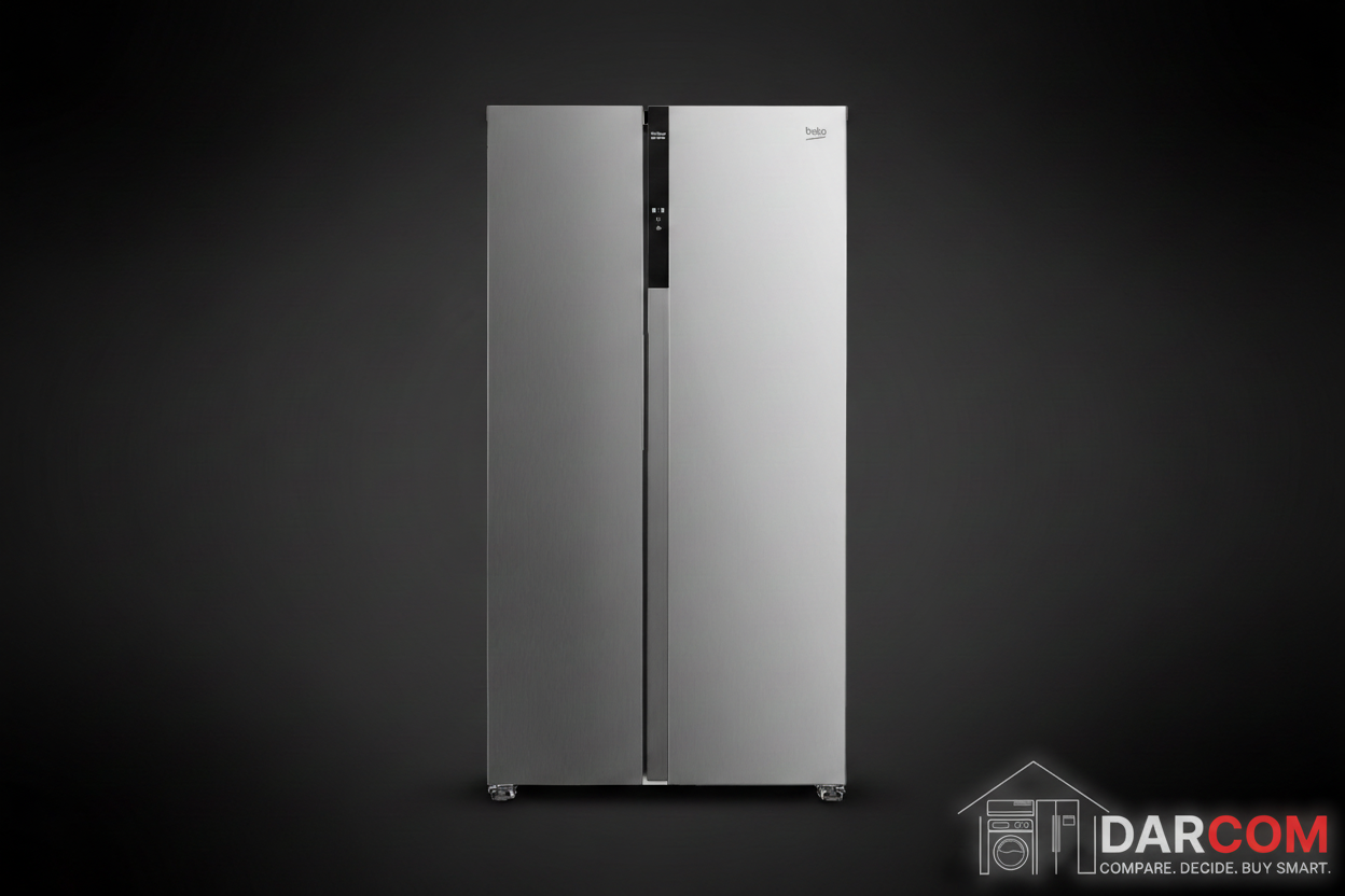 Beko GN156320XP Side-by-Side Refrigerator - Stainless Steel 521L (P)