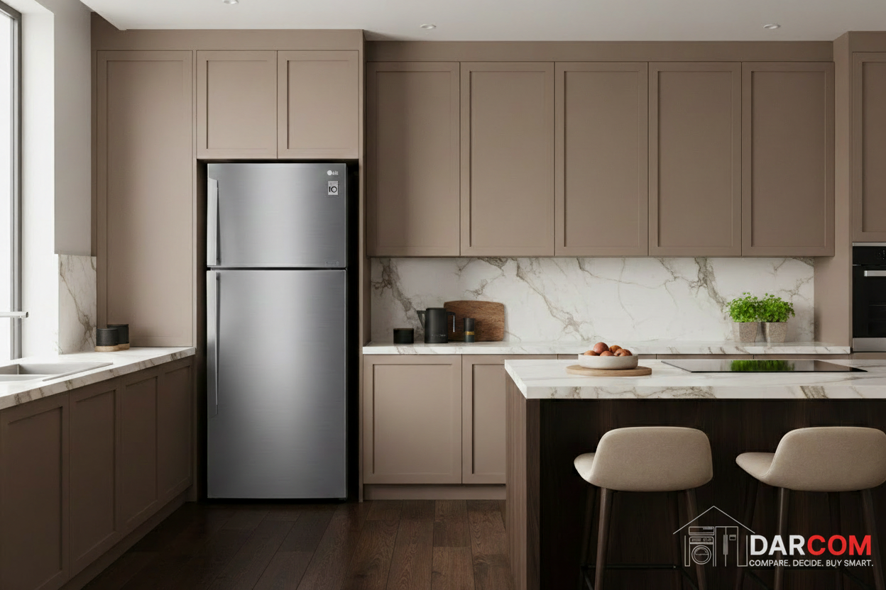 LG GLM-592LI.DPZPELF Top Mount 471L - Platinum Silver
