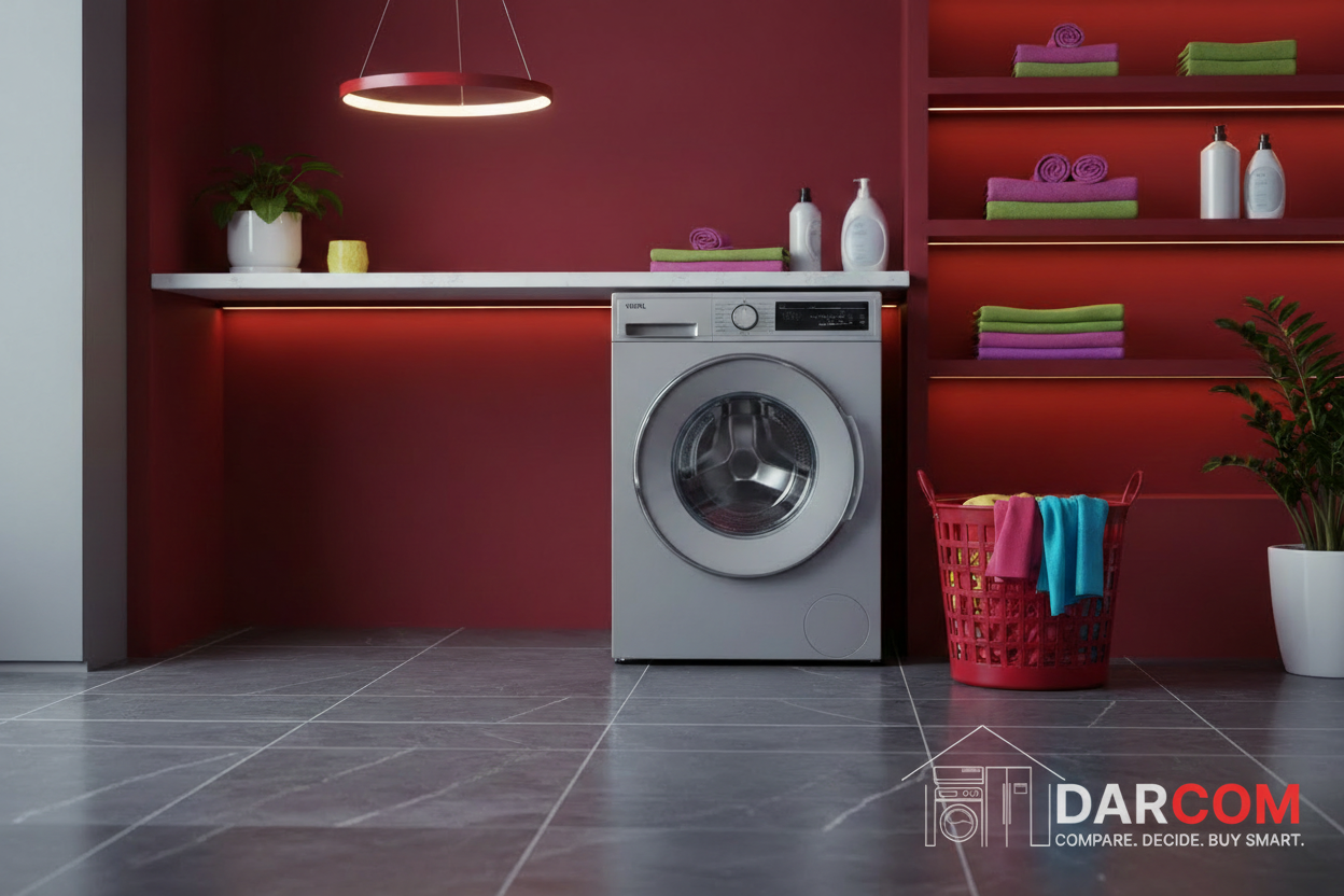 Vestel 8kg Front Load Washing Machine - Dark Silver | W812T2TDSS