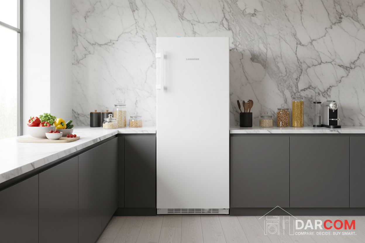 Liebherr FNd 4655 Prime Upright Freezer 200L - 5 Drawers - White