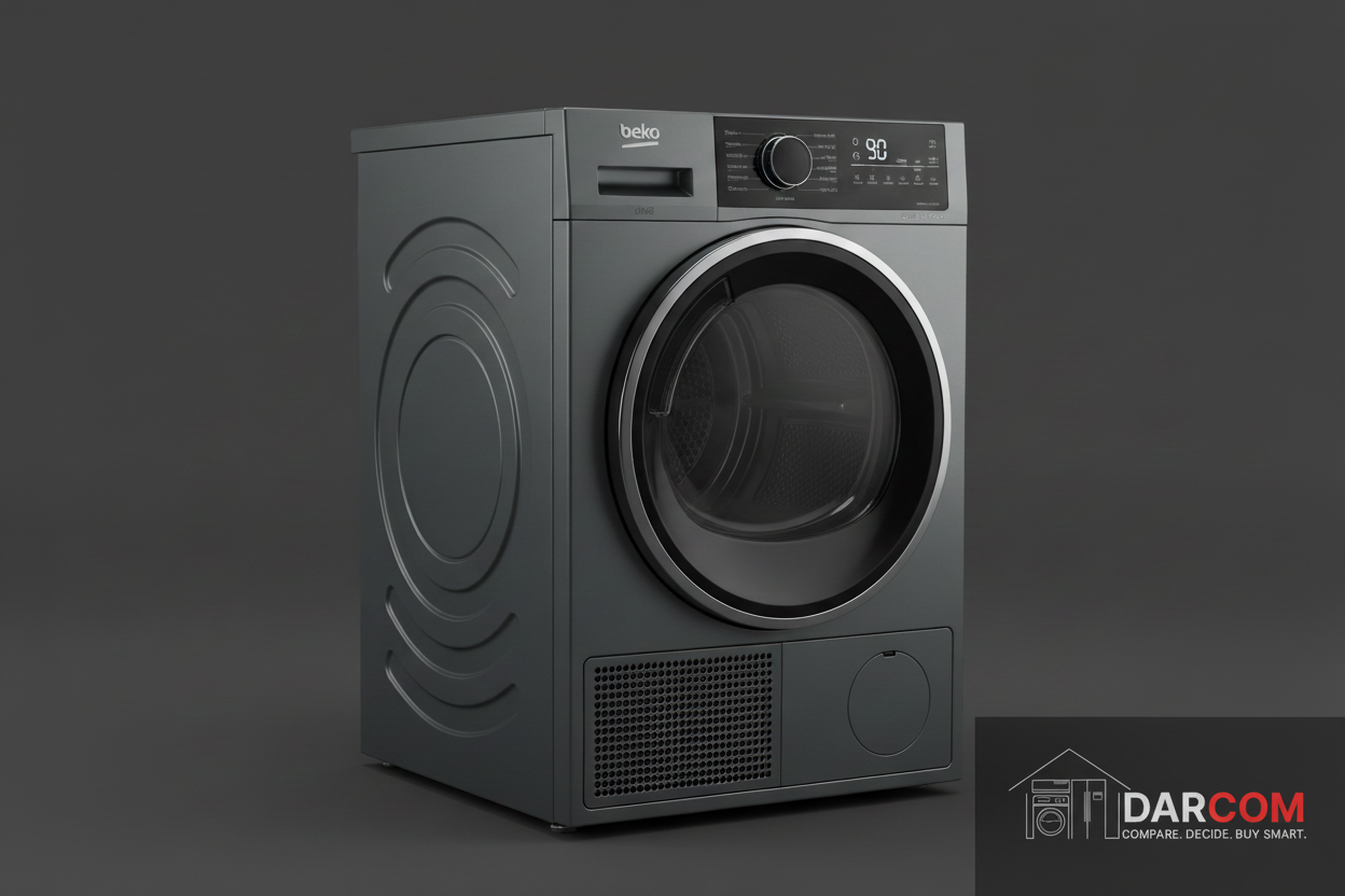Beko Heat Pump Washer/Dryer 9KG - Manhattan Grey | B5T69233MG