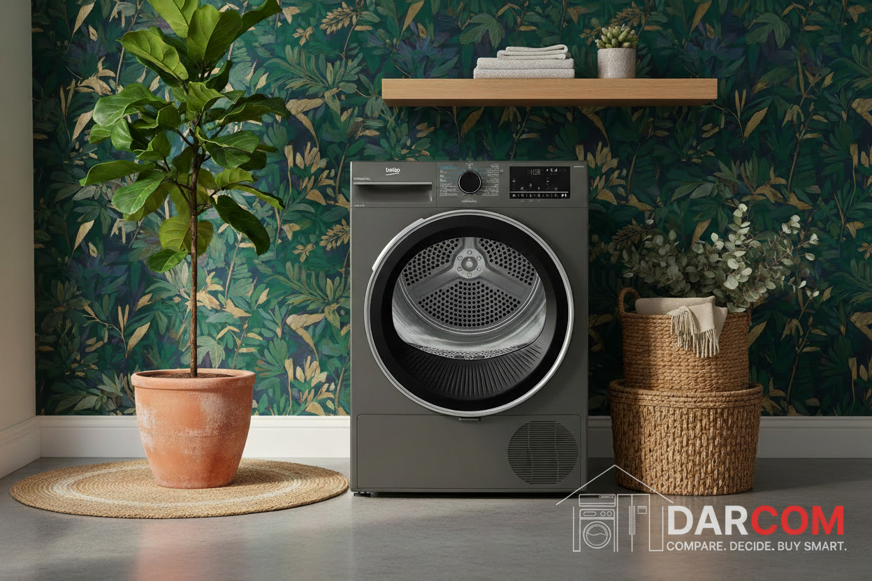 Beko Heat Pump Dryer 9.0 KG - Manhattan Grey | B5T69233MG