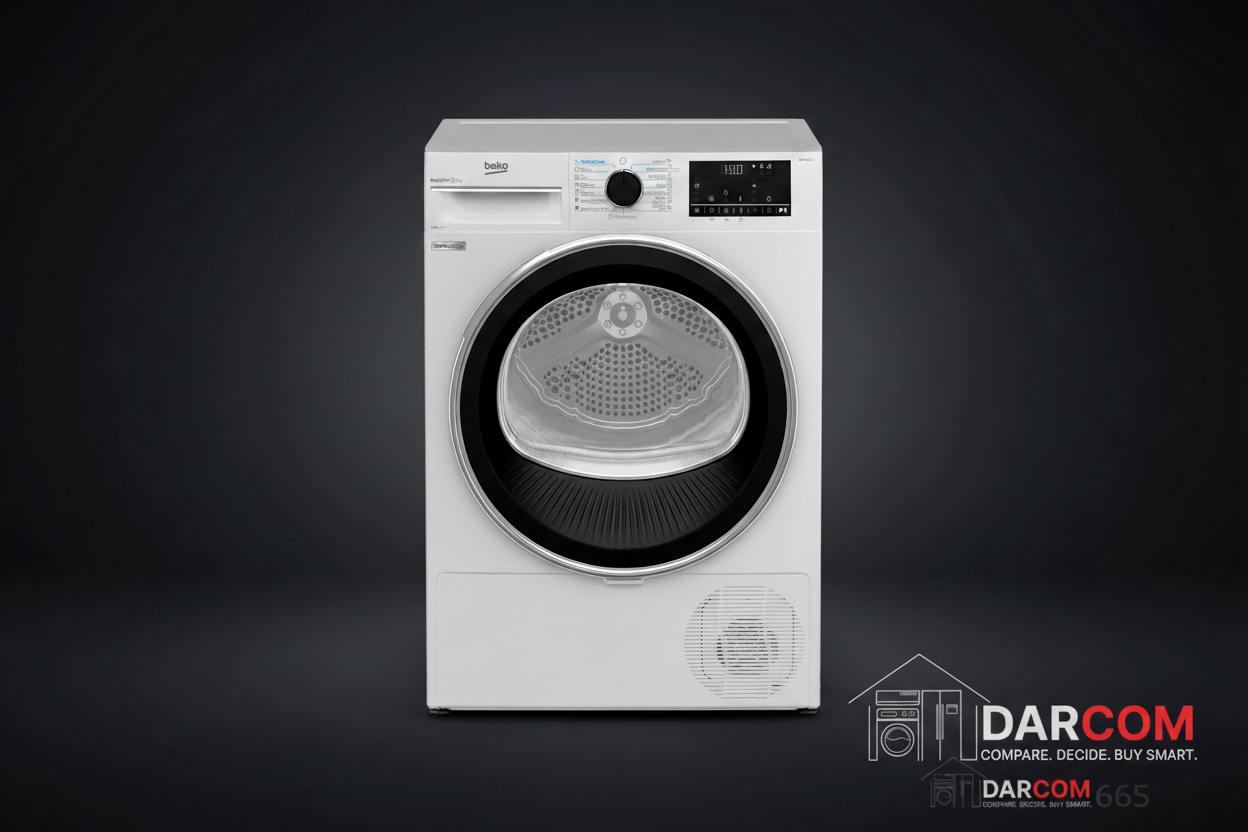 Beko B5T69233 Heat Pump Dryer 9KG EcoGentle™ A++ Energy Efficient - White