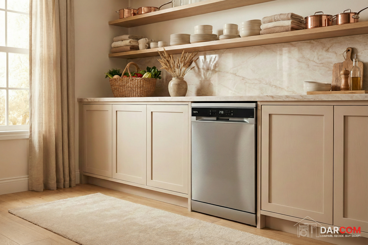 Vestel DWFA4310B1X 15 Place Settings Dishwasher - Active Drying