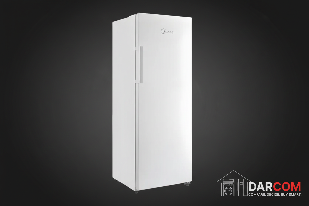 Midea MDRU229FZF01 Upright Freezer 165L - 5 Drawers - White