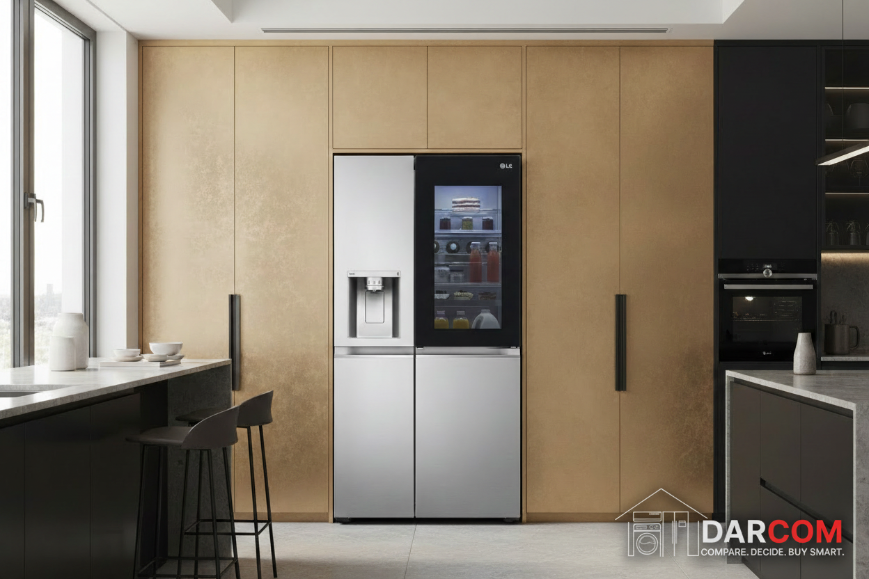 LG GCX-287TVSLABSPELF InstaView Side-by-Side 598L - Silver