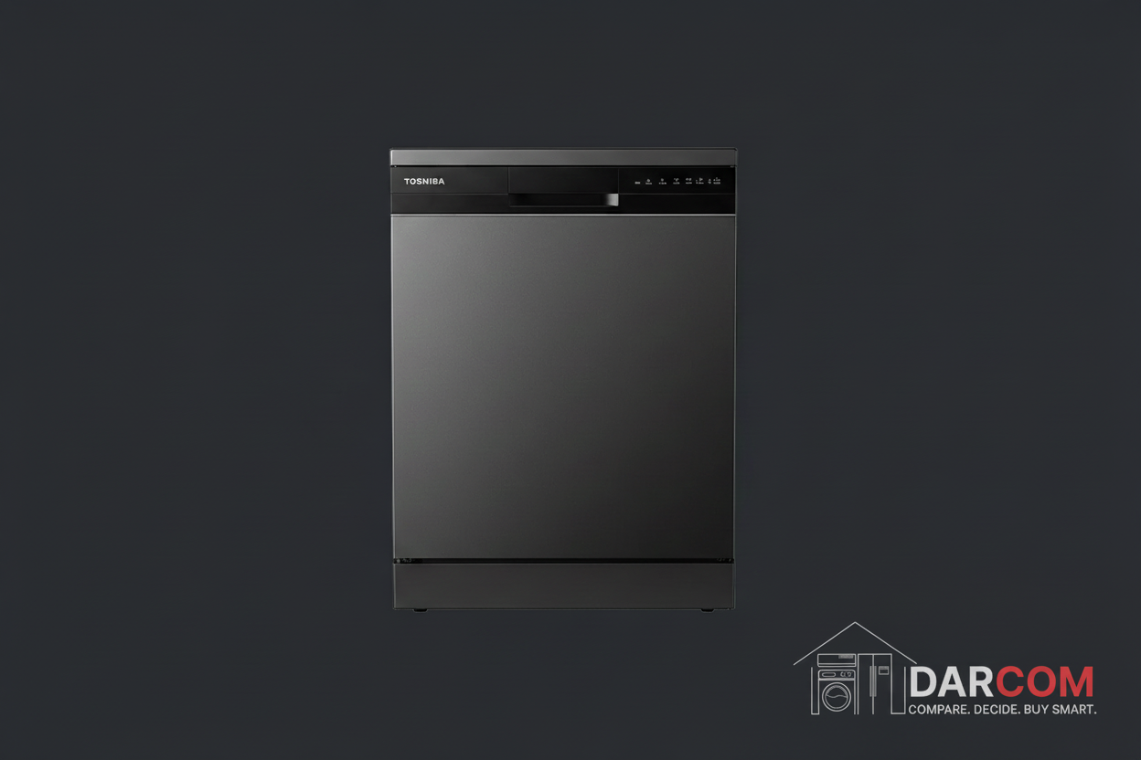 Toshiba DW-15F3ME(BS) Dishwasher - Black Stainless