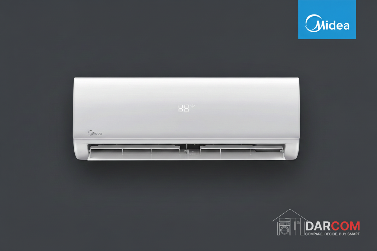 Midea MSCB1DU-12HRFN8 Breezeless E Wall Mounted Split AC - 1 Ton Inverter Quattro™