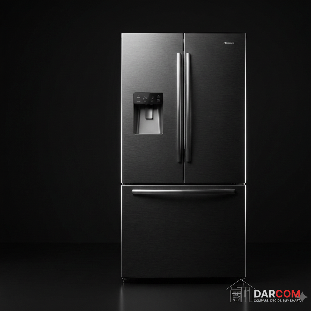 Hisense RF820N4WBU Side-by-Side French Door 575L - Black Steel