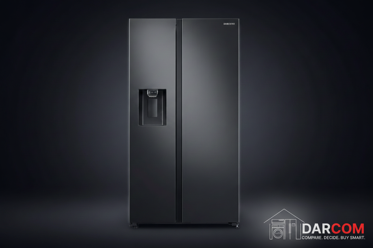 Samsung Refrigerator 617L Side-by-Side - SpaceMax™ Technology Black DOI | RS70F64K