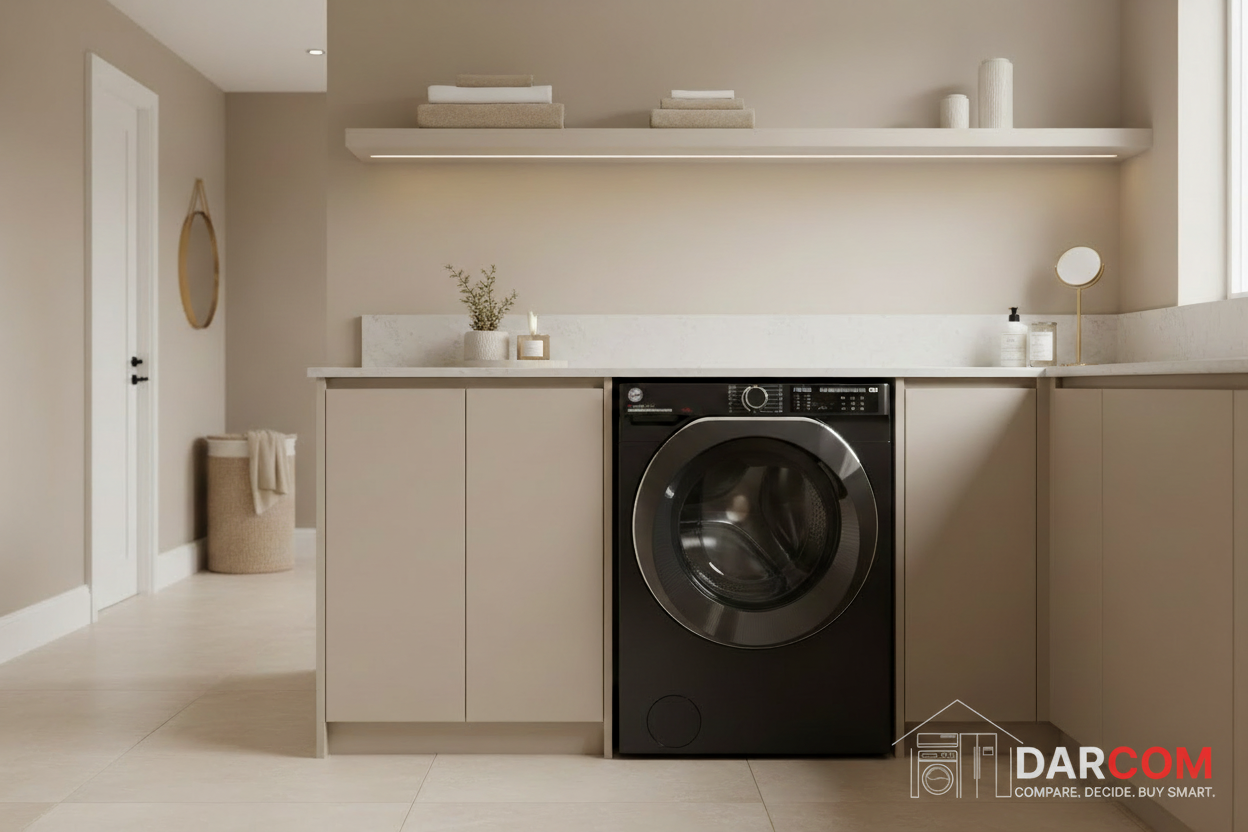 Hoover H3W492DABB4-80 Front Load Washing Machine - 9 kg Black