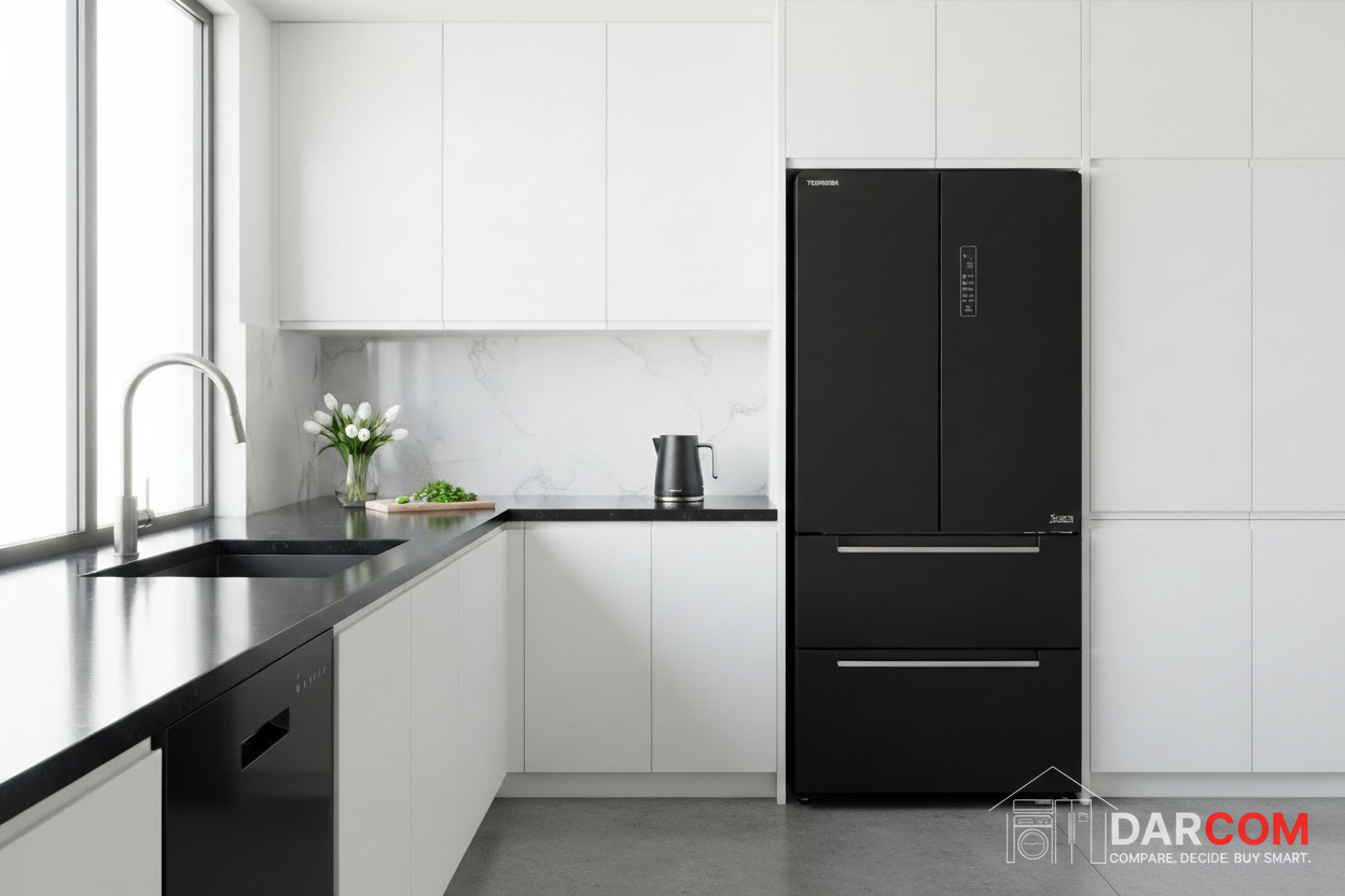 Toshiba GR-RF532WE Side-by-Side French Door 500L - Blackish Grey