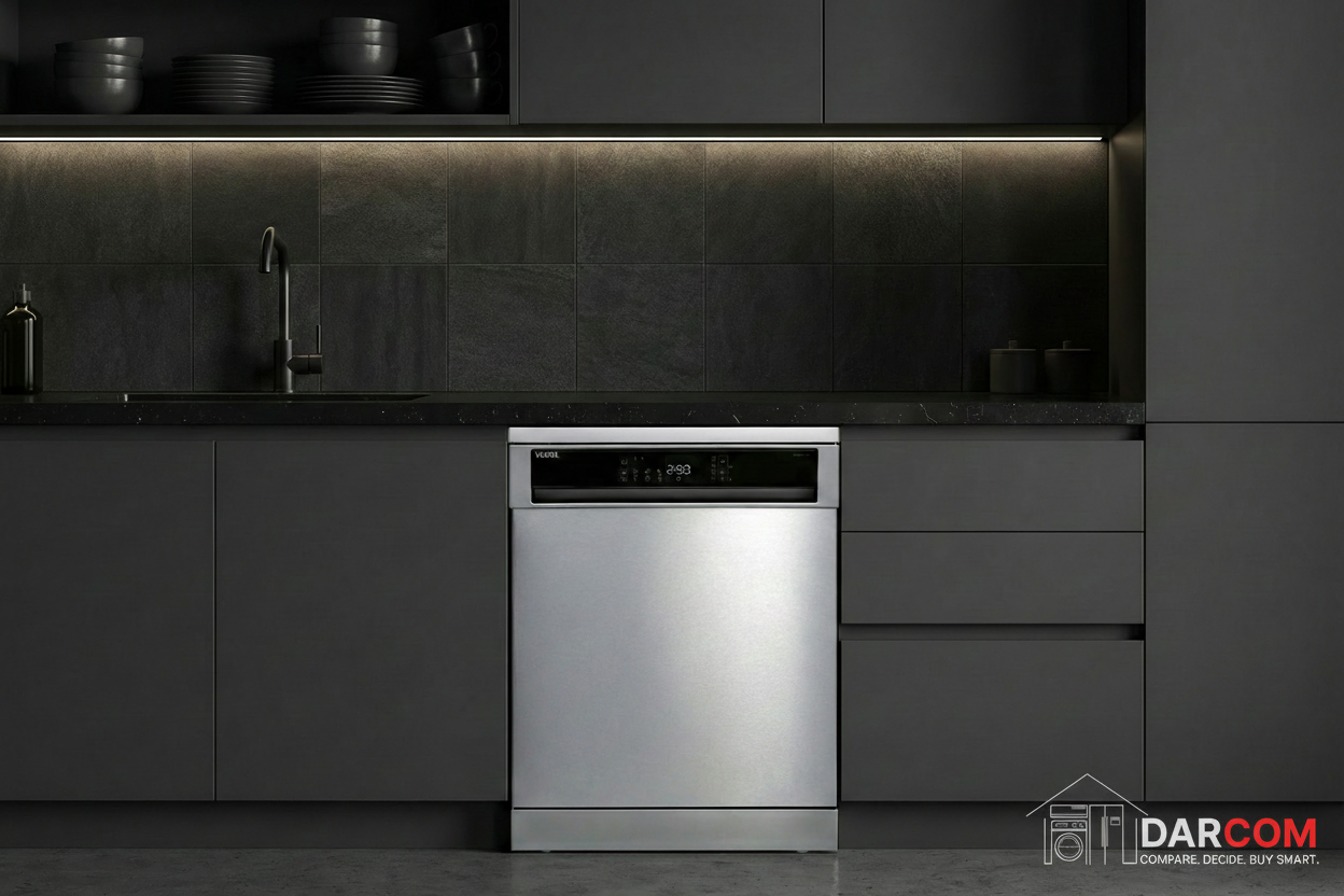 Vestel Dishwasher 13 Place Settings - Silver | DWFA1E6B0X