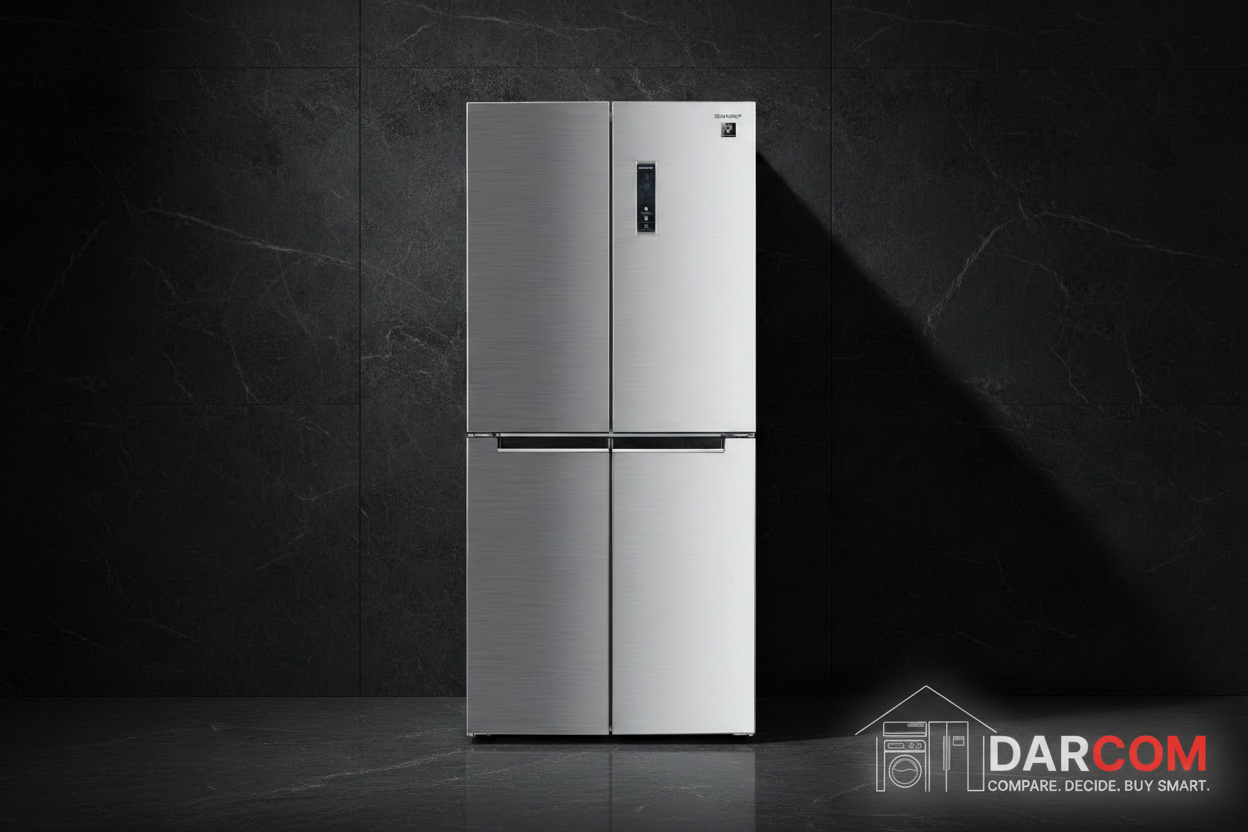 Sharp SJ-FH560-HS3 Side-by-Side French Door 560L - Silver (Inox)