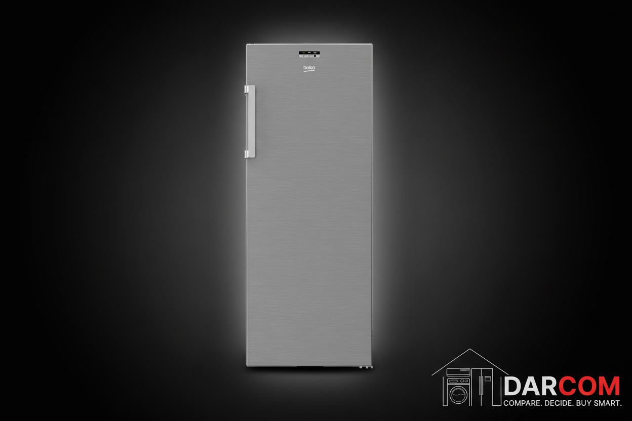 Beko RFSA240M23X Upright Freezer 215L | 6 Drawers | A+ Energy | Silver