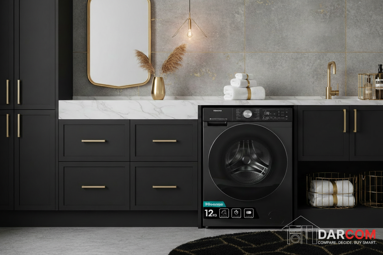 HISENSE WF5S1245BB - 12kg Washing Machine