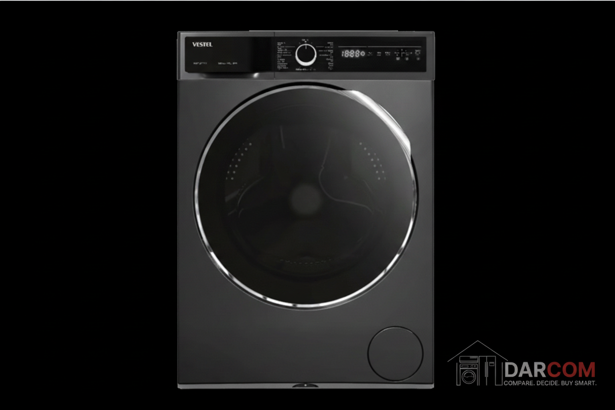 Vestel WEBB41ZT2DXS 9KG Front Load Washing Machine - Inverter Steam
